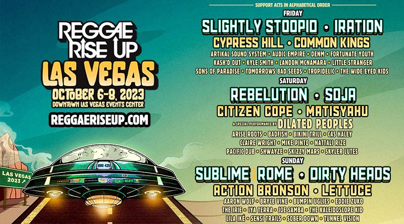 Reggae Rise Up Announces 2023 Las Vegas
